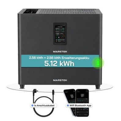 Speicher Marstek Jupiter C+ Plus 5,12-10,24 Solarspeicher für PV Balkonkraftwerk