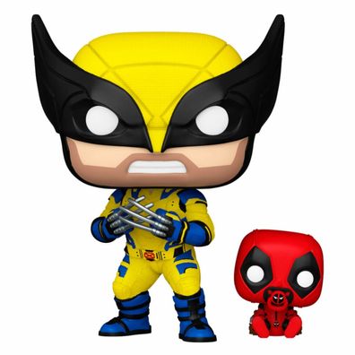 POP Figur Marvel Deadpool & Wolverine - Wolverine mit Babypool