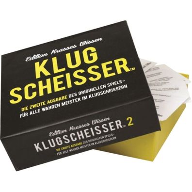 Pegasus Spiele Klugscheisser 2 Black Edition Edition krasses Wissen