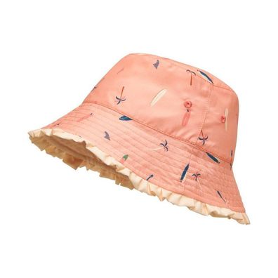 Playshoes Kinder Sonnenhut UV-Schutz Wende-Hut Surfbrett Palme 461488
