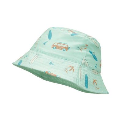 Playshoes Kinder Sonnenhut UV-Schutz Wende-Hut Surf-Bus 461518
