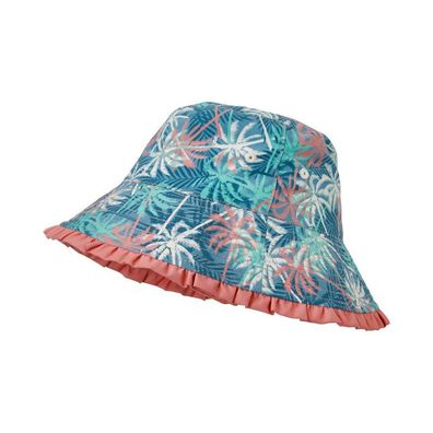 Playshoes Kinder Sonnenhut UV-Schutz Wende-Hut Palmen 461588