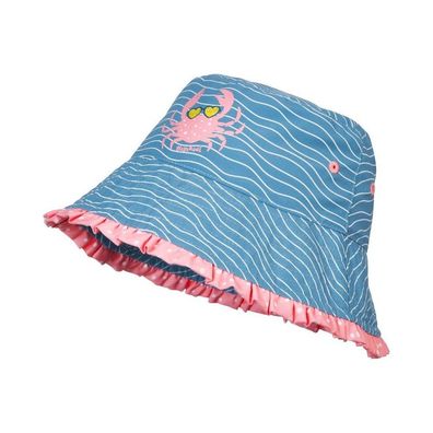 Playshoes Kinder Sonnenhut UV-Schutz Wende-Hut Krebs 461299