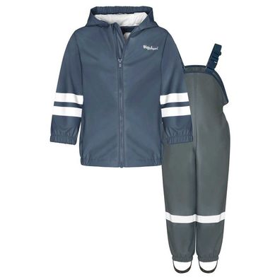 Playshoes Kinder Regenjacke Regen-Set Latzhose Basic 408331