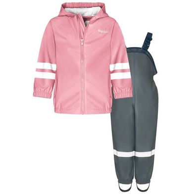 Playshoes Kinder Regenjacke Regen-Set Latzhose Basic 408331