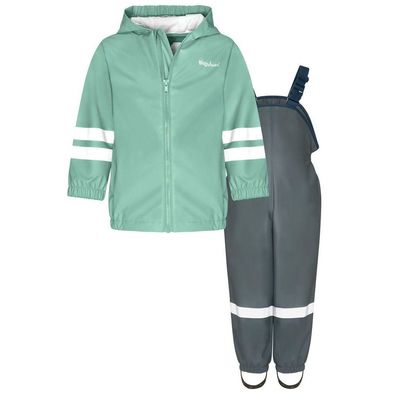 Playshoes Kinder Regenjacke Regen-Set Latzhose Basic 408331