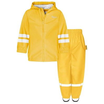 Playshoes Kinder Regenjacke Regen-Set Halbhose Basic 408349