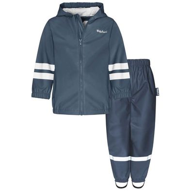 Playshoes Kinder Regenjacke Regen-Set Halbhose Basic 408349