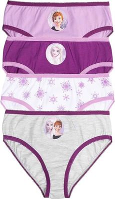 Disney Frozen Slips für Mädchen aus Baumwolle - Kinder Unterhose Unterwä