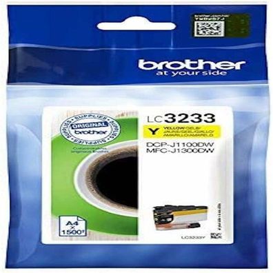 Brother Ink Cart. LC-3233Y für DCP-J1100DW/MFC-J1300DW yellow