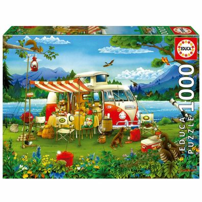 Camping-Urlaubspuzzle 1000Stück