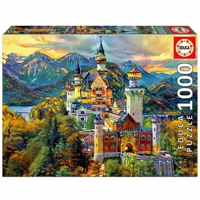 Schloss Neuschwanstein Puzzle 1000Stück