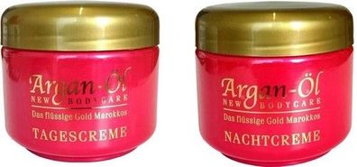 2tlg Set Bio-Vital Tages und Nachtscreme mit Arganöl, 2 x 125 ml
