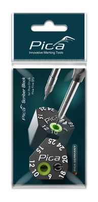 Pica Scriber Block Anzeichenhilfe 9 - 25 mm für Tieflochmarker Dry und Fine Dry