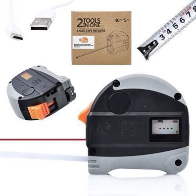 Rosfix Laser-Entfernungsmesser 40 m – Digitalanzeige | 0,001 m Präzision