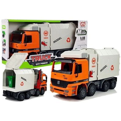Leantoys Müllwagen mit Mülltonnenantrieb