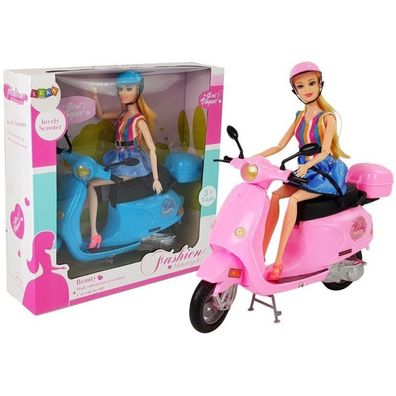Lean Puppe mit Scooter-Helm Zubehör
