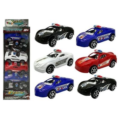 Lean Toys Set Autos, Pkw, Polizei, Wachen, motorisiert 6-teilig