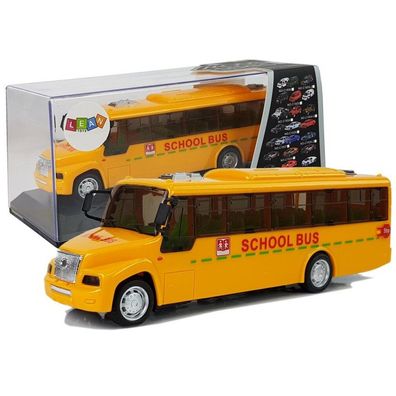Lean Toys Schulbus von Spring Drive. Lichter und Geräusche. Türen öffnen