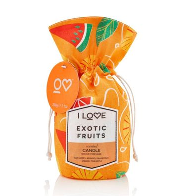 Exotische Früchte Mango Grapefruit Mango Ananas-Duftkerze 160 g