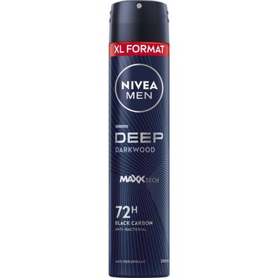 Nivea Männer Tiefschwarz Carbon 48H