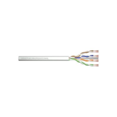 Digitus CAT 6A U/UTP Twisted Pair Roh-Patchkabel,305m, rau