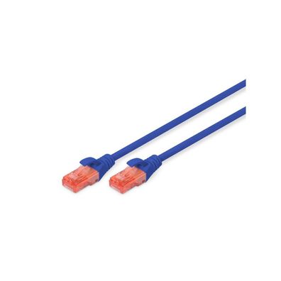 Digitus CAT 6 U/UTP Patchkabel - LSZH, 10m, blau
