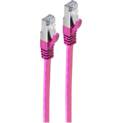 Shiverpeaks RJ45 Patchkabel S/FTP, Cat7 LSZH 5,0m magenta