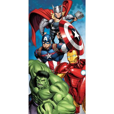 Avengers Power Badetuch, Strandtuch 70x140cm