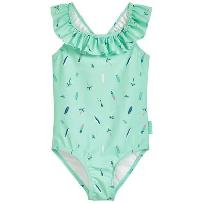 Playshoes Kinder Badeanzug UV-Schutz Surfbrett Palme 461483