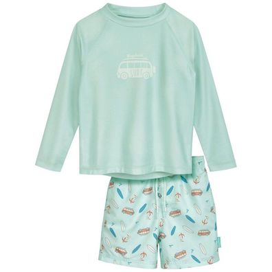 Playshoes Kinder Badeset UV-Schutz Bade-Set Surf-Bus Shorts 1/1 Arm 461513