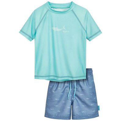 Playshoes Kinder Badeset UV-Schutz Bade-Set Hai Shorts 461522