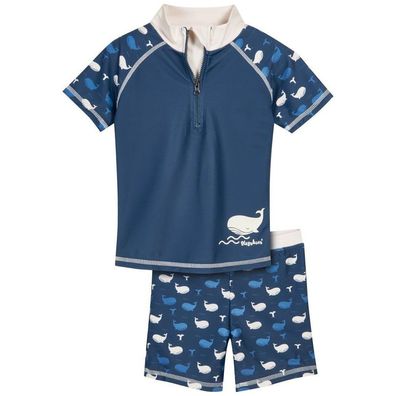 Playshoes Kinder Badeset UV-Schutz Bade-Set Wal 461336