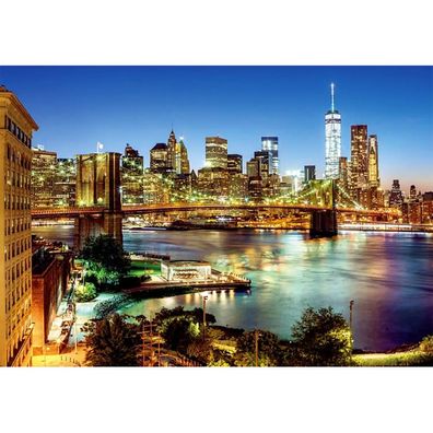 Clementoni Puzzle Lichter über der Brooklyn Bridge 6000 dl