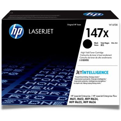 HP Toner Cart. W1470X (147X) für HP Laserjet Enterprise M611, 612, 635, 636