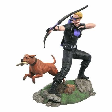 Marvel Gallery Comic Hawkeye + Hund Diorama Statue 23cm