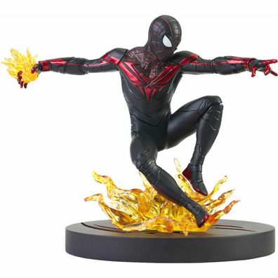 Marvel Galerie Comic Spiderman Ps5 Miles Morales Figur 18cm