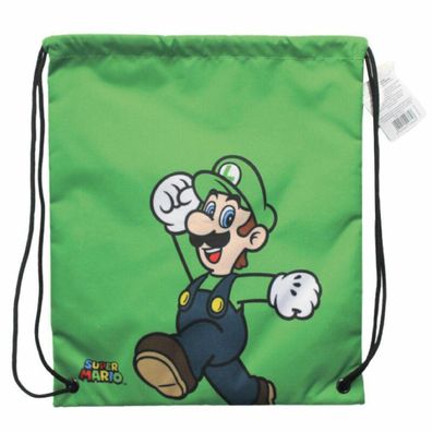 Nintendo Super Mario Bros Luigi Turnbeutel 40cm