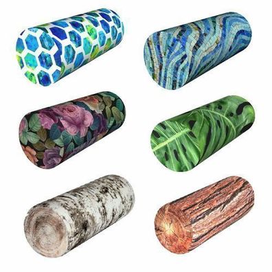 Nackenkissen Lendenrolle 40x15cm Kissen Stützkissen Rolle Thermoaktiver Schaum