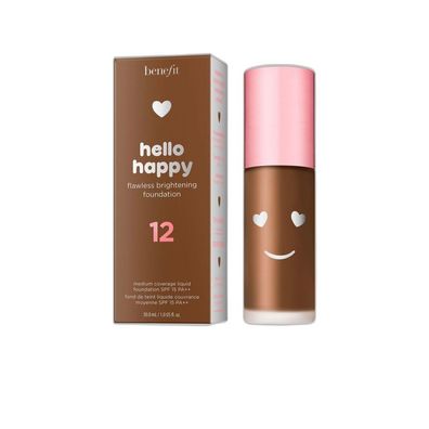 Hello Happy Brightening Liquid Foundation 12 Deep Warm SPF 15 30 ml