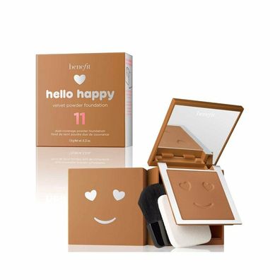Hello Happy Velvet Matte Finish Compact Foundation 11 Dark Neutral 7 g
