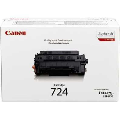 Canon Toner Cart. CRG 724 für i-SENSYS LBP6750/6750dn black (3481B002)