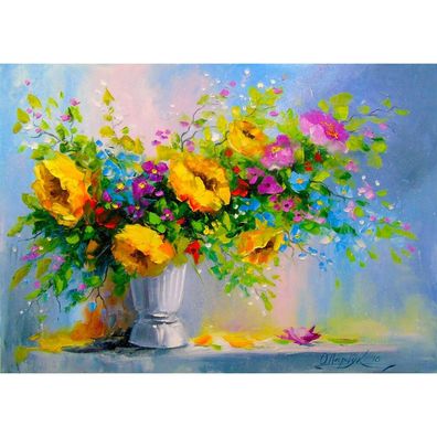 ENJOY Puzzle Bouquet mit gelben Blumen 1000 Teile