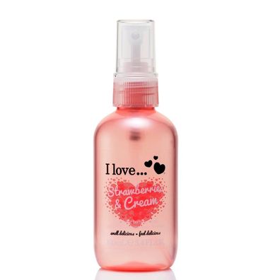 I Love... Strawberries & Cream Body Spritzer 100ml Spray