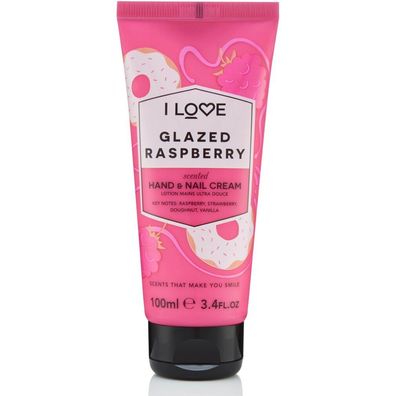 I Love... Glazed Raspberry Hand & Nail Cream 100ml