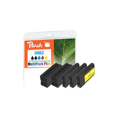 Peach Patrone HP Nr.963 MultiPack Plus OEM reset 2xbk, , , remanufactured