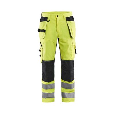 BLßKLßDER High Vis Arbeitshose 1565 Orange Grén Größe C64
