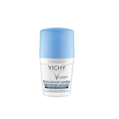 Vichy Mineral Deo Roll-On 48H ohne Aluminiumsalze, 50ml