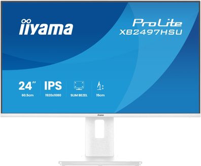 IIYAMA 60.5cm (24") XB2497HSU-W1 16:10 HDMI+DP+2xUSB-C