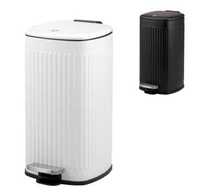 eluno Abfalleimer, Treteimer, 9 Liter Fassungsvermögen